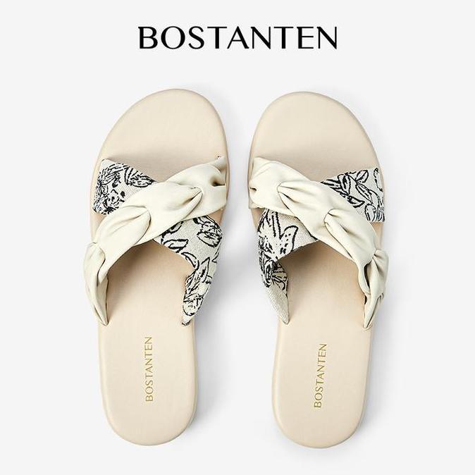 Bostanten Sandal Wanita Flat Sandal Teplek Anti Slip Wanita Kekinian