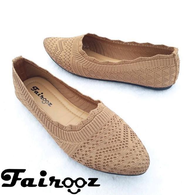 Fairooz - Sepatu Wanita Flat Shoes Rajut