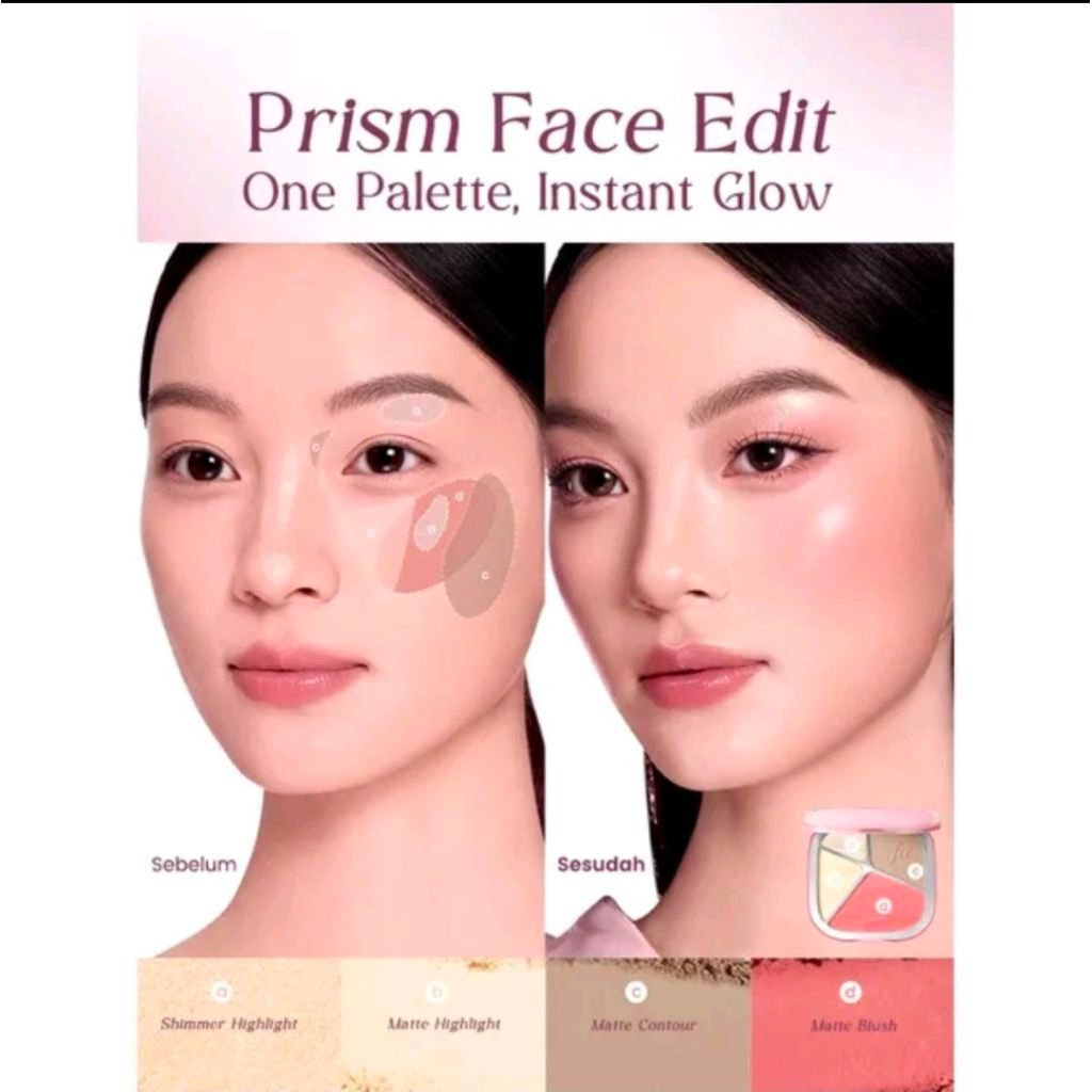 Focallure face palette Mukti use blush