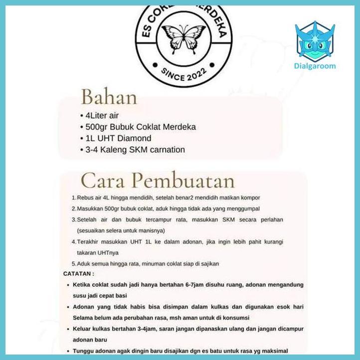 ( COKLAT ) COKLAT BUBUK MERDEKA PREMIUM BAHAN KUE  COKLAT BUBUK MAKANAN & MINUMAN