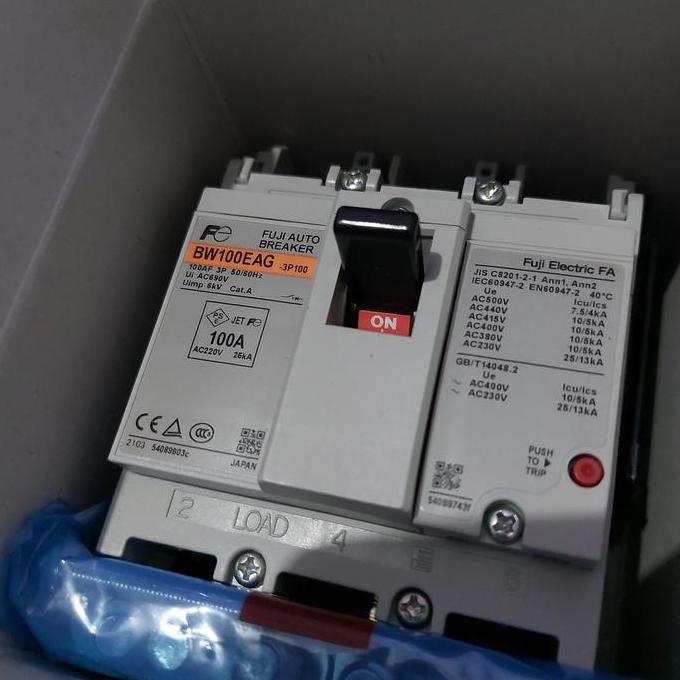 Spesial Mccb 3P 100A Fuji Bw100Eag