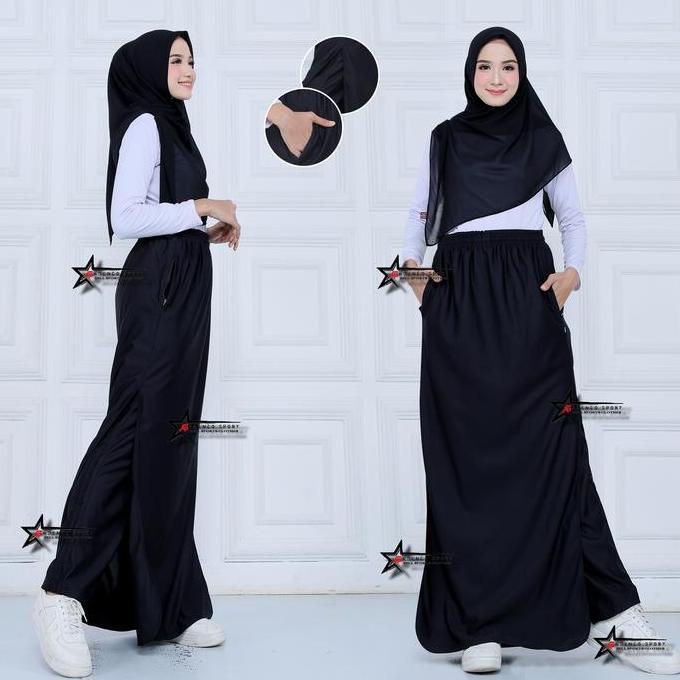 DF383 - Rok Celana Olahraga ( ROCELA ) / Training Rok Celana Olahraga Wanita Muslimah / Celana Rok T