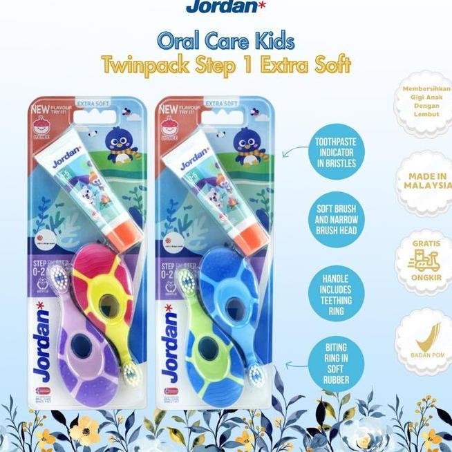 Jon Sikat Gi Anak Toothbrush Twin Pa Extra Soft Step 1 02 Tahun Free Pasta Gi