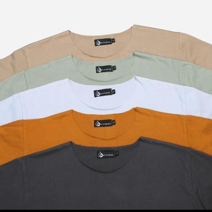 ZIMPLE UNFINISHED T-SHIRT | kaos polos pria tanpa kerah