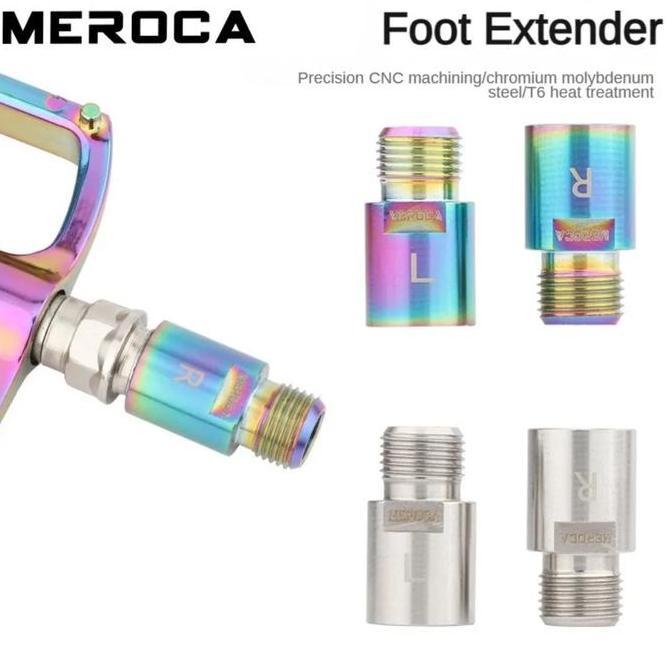 Promo Meroca Sambungan Pedal Sepeda Adaptor Extender Pedal Crank Arm Sepeda Lipat MTB Roadbike COD