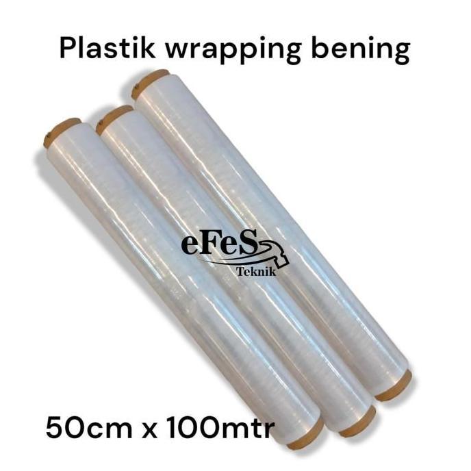 New- Plastik wrapping 50cm raping 50cm