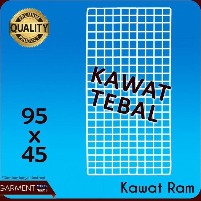 Ram Kawat 95 X 45 Tebal Pajangan Rak Display Aksesoris Hp