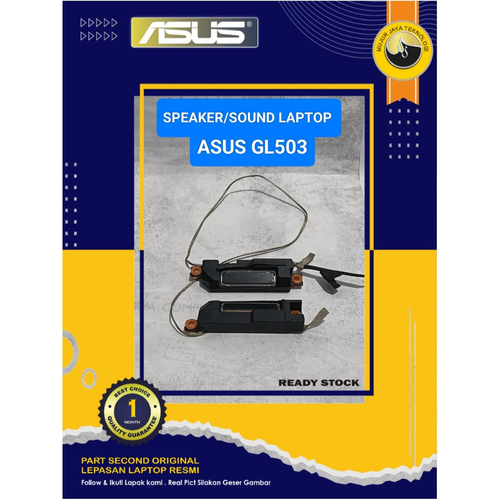 Speaker Sound Audio Laptop ASUS ROG STRIX  GL503 GL503GE GL503VD Built-In Second Original Normal