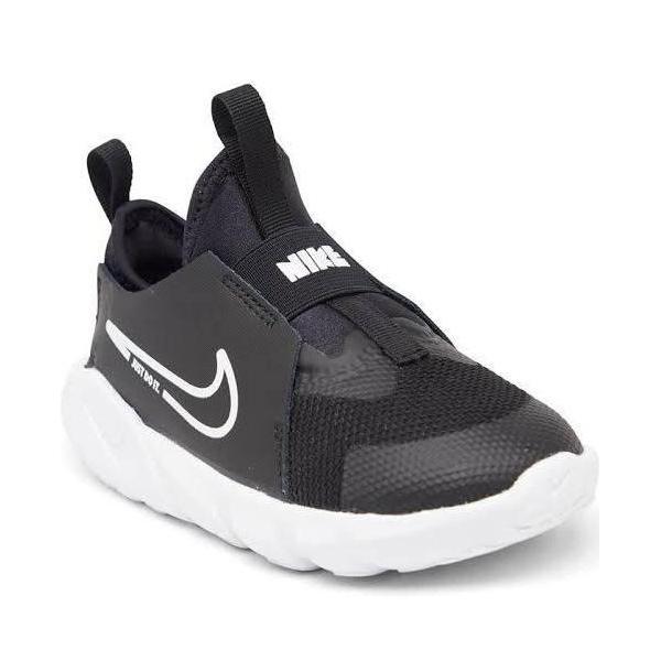 SEPATU SNEAKERS ANAK NK FLEX RUNNER PLUS PREMIUM SLIP ON BLACK WHITE BNIB [terbaik]