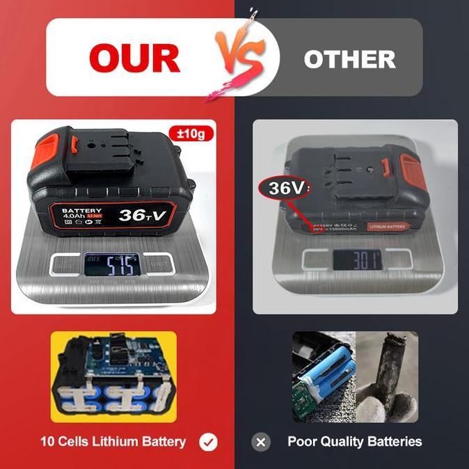 Mesin Potong Rumput Mesin Pemotong Rumput Mesin Rumput 12V/48V Batera