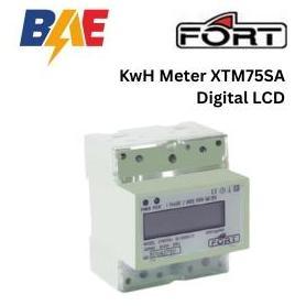 KwH Meter XTM75SA Digital LCD merk FORT