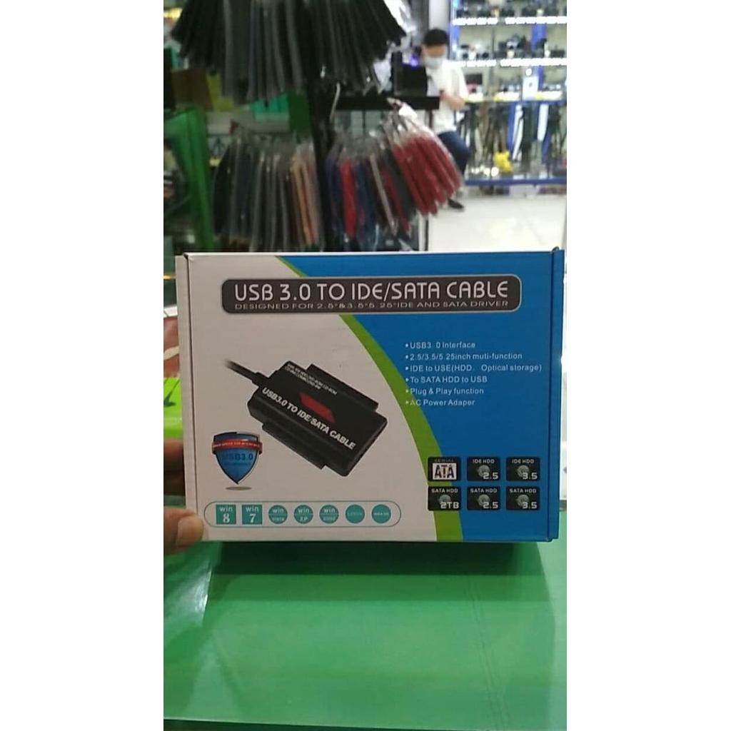 TERMURAH - Kabel Converter USB 3.0 To Sata / IDE Cable Adapter Converter Hardisk