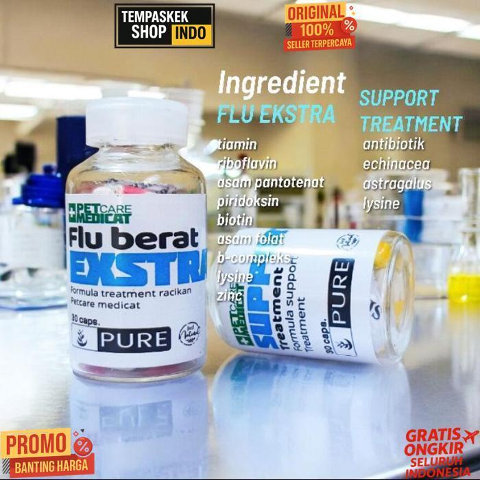 Promo Obat Flu Berat Kucing Flu Berat Exstra Obat Flu Hewan Obat Flu Berat Kucing Petcare Medicat