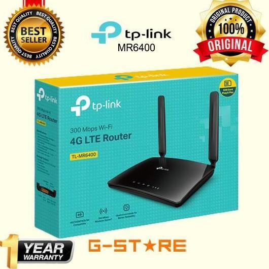 TP-LINK TL-MR6400 WIRELESS N 4G ROUTER WITH SLOT SIM CARD