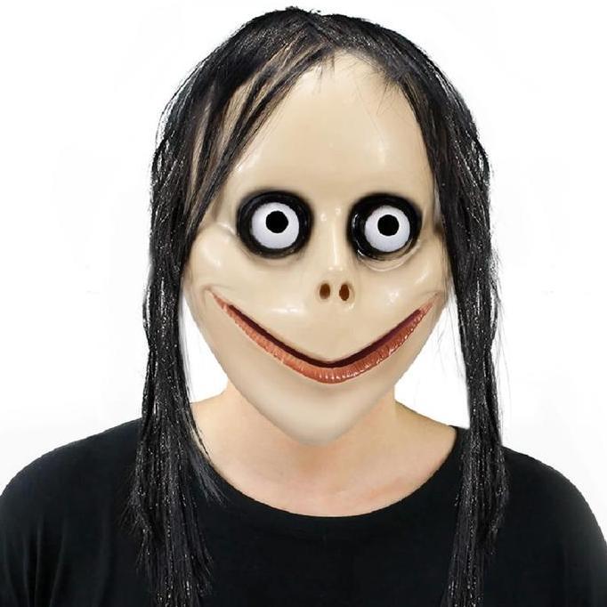 SHISHIO Topeng Hantu / Mask Cosplay / Topeng Psikopat Seram / Masker Seram