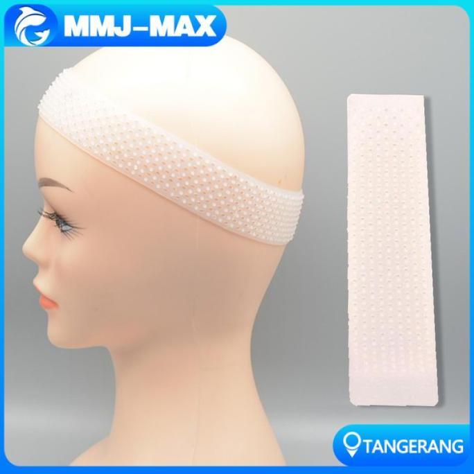 RURI Hair Band Silicone Wig Silikon Grip Headband Bandana Penahan Rambut Palsu Silicone Hair Band An