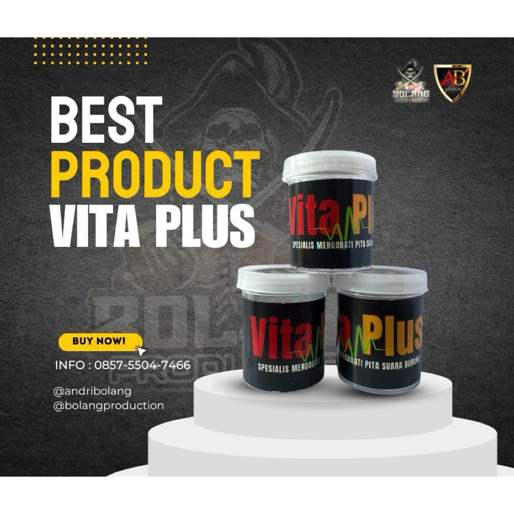 (ORIGINAL) Vita Plus Andri Bolang Production Vitamin Khusus burung berkicau Vitamin Plus Alami untuk
