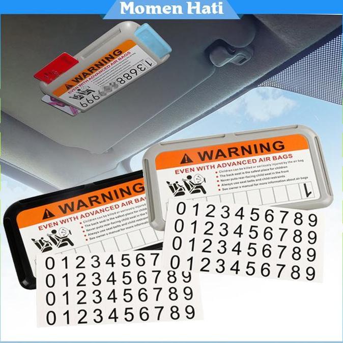 SHISHIO Tempat Kartu Mobil / Card Holder Mobil / Tempat Kartu Sun Visor