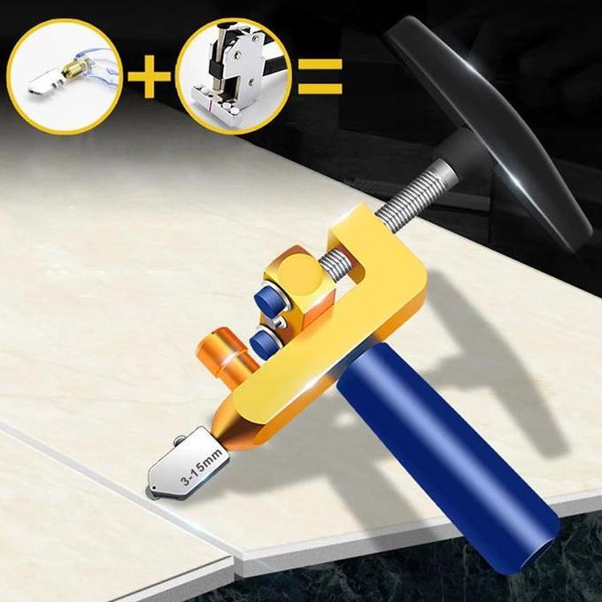 ALABASTER Pemotong kaca keramik multifungsi 2in1