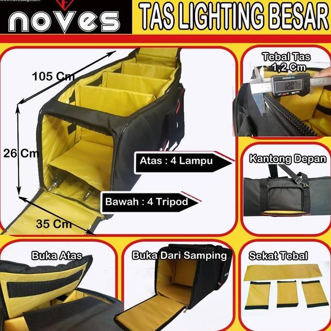 Tas lampu studio/ tas lampu studio besar/ Tas Lightstand Lampu
