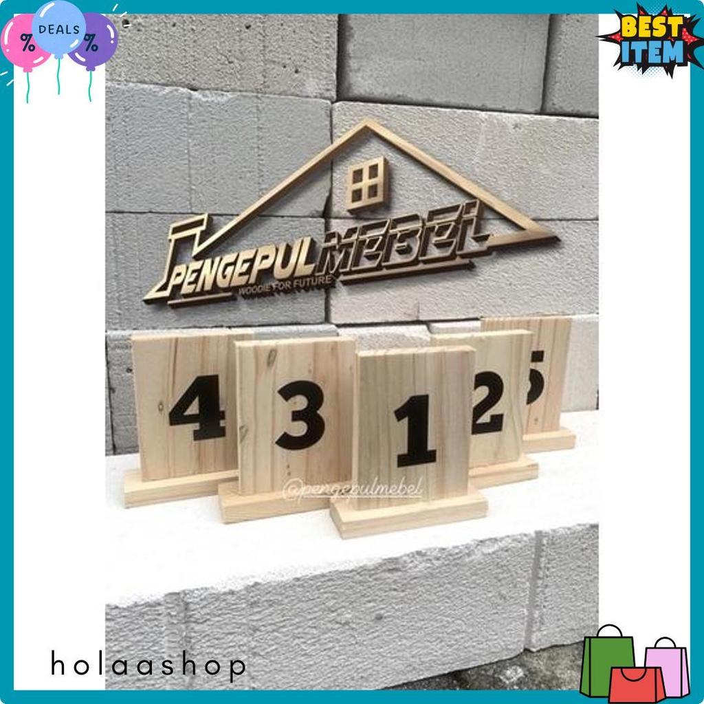 Diskon Kemerdekaan Papan Nomer Meja Makan, Papan Nomer Meja Cafe, Papan Nomer Meja