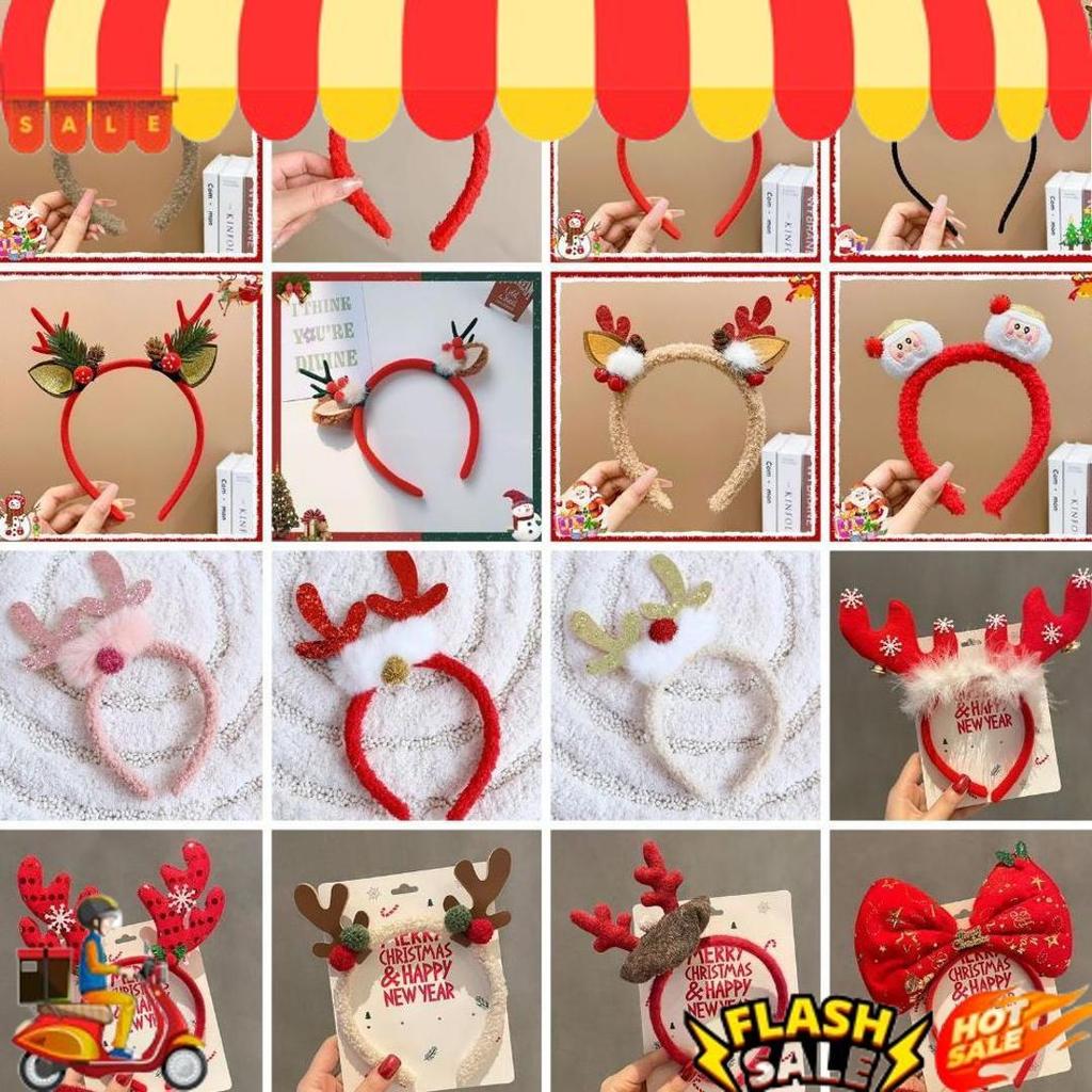 Harga Grosir Bando Natal / Bando Christmas / Bandana Natal / Bandana Christmas Aksesoris Rambut