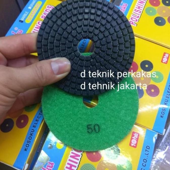 diamond pad kosoku #50 - pad poles marmer - pad poles granite