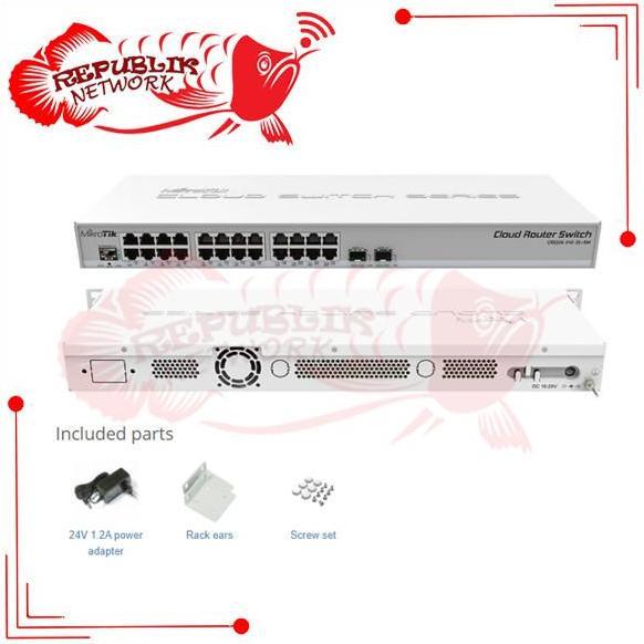 MikroTik CRS 326 24G 2S+ RM CRS326-24G-2S+RM