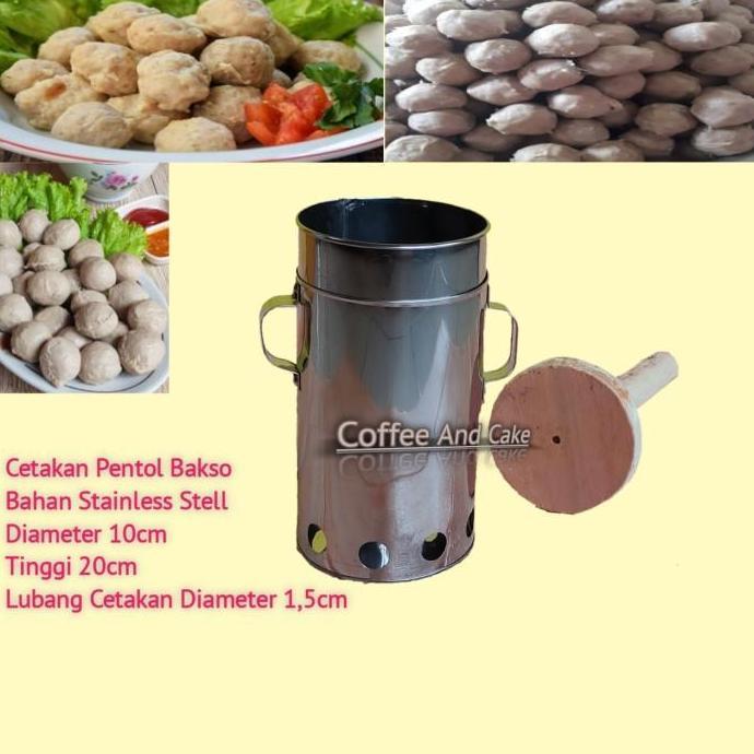 New- Cetakan pentol bakso / cetakan bakso stainless