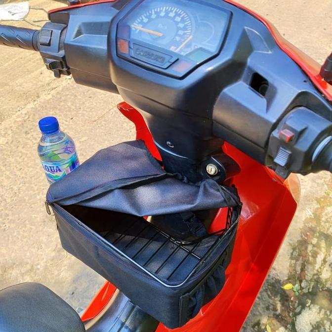 Keranjang Suzuki Tornado Besi Hitam Fullset Cover Tas Keranjang Braket Dan Baud Bagasi Tengah Tornad