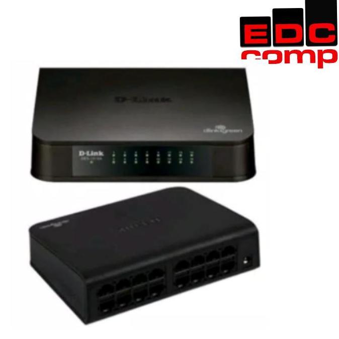 Switch Hub D-Link DLink 16 Port 10/100 DES 1016A