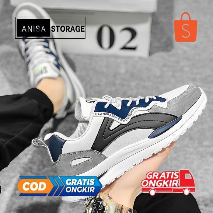 gh-45 ES Sneakers Pria Casual Celik Sepatu Import Stylish Shoes Sport Kasual Viral