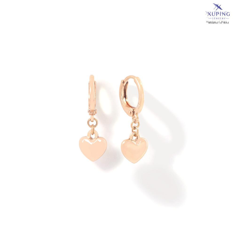 Xuping Anting Jurai - Panjang Titanium Motif Love Polos 0171220012