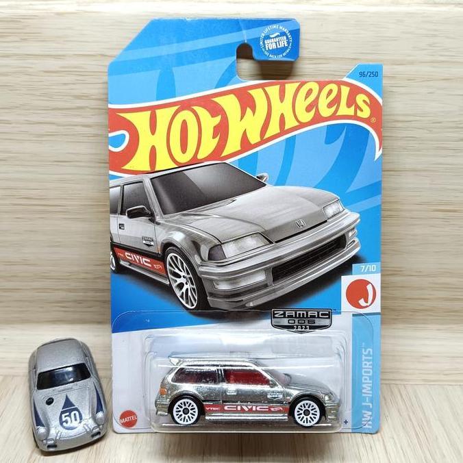 hot wheels 90 honda civic ef zamac
