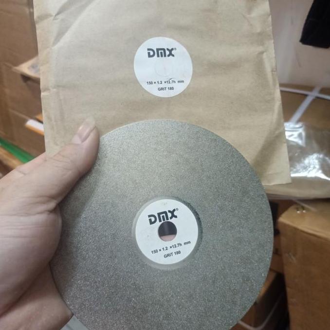 dmx diamond asah batu akik 6" / mata asah batu akik 150x12.7 #180 promo