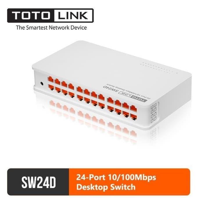 TOTOLINK SW24D 24 Port 10/100Mbps Desktop Switch