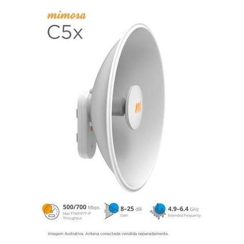 MIMOSA C5X NX-25 lengkap POE dan antenna 25db