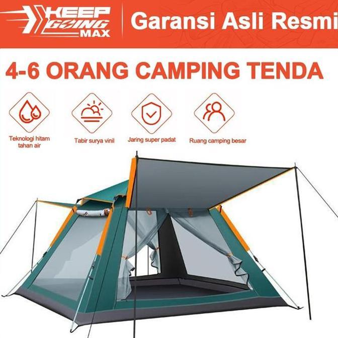 Tenda Camping 4-6 Orang/Portable Waterproof Camping Tent/Tenda berkemah gunung