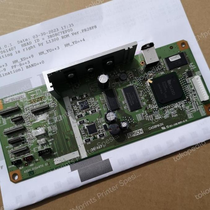 Mainboard Printer Epson L1300 Asli Motherboard Printer L-1300 Ink Tank