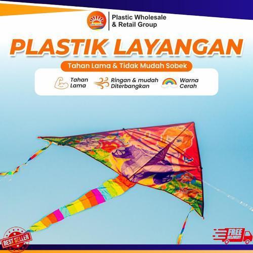 Harga Grosir Plastik Layangan Plastik Layang Layang Plastik Warna Lebar 60Cm Panjang 9 Meter