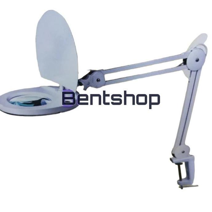 Kaca Pembesar Magnifying Lamp Lampu Sanfix SM-50-8 Clamp 8x Pembesaran