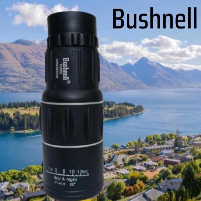 TEROPONG MONOCULAR 16X52 WATERPROOF 66M/8000M BUSHNELL ORIGINAL DAN TERPERCAYA