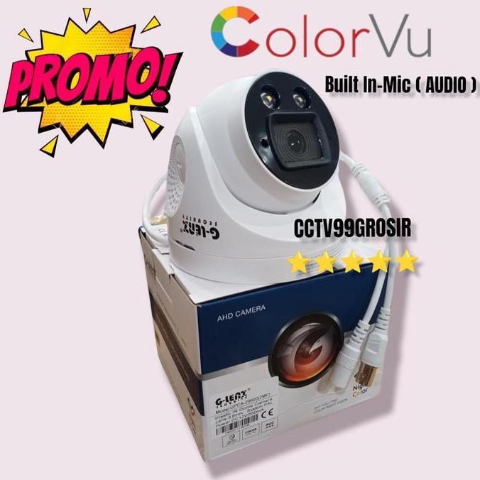 TERMURAH - Kamera Cctv Indoor Glenz Full Color 2Mp Built In - Mic ( AUDIO )