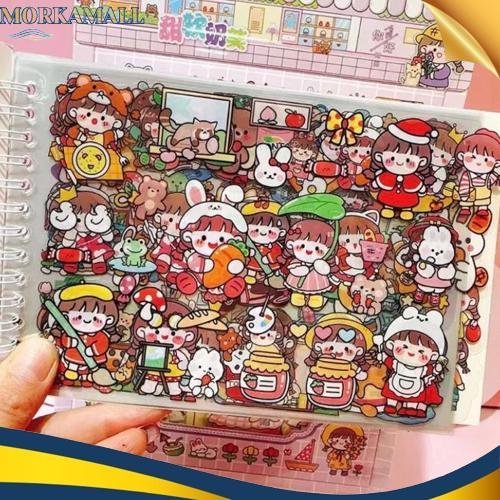 Teratas Stiker Buku Spiral Diy Craft/Imut Fancy Elegan Atk Stiker Imut/Stiker Buku Lucu Spiral Diy C