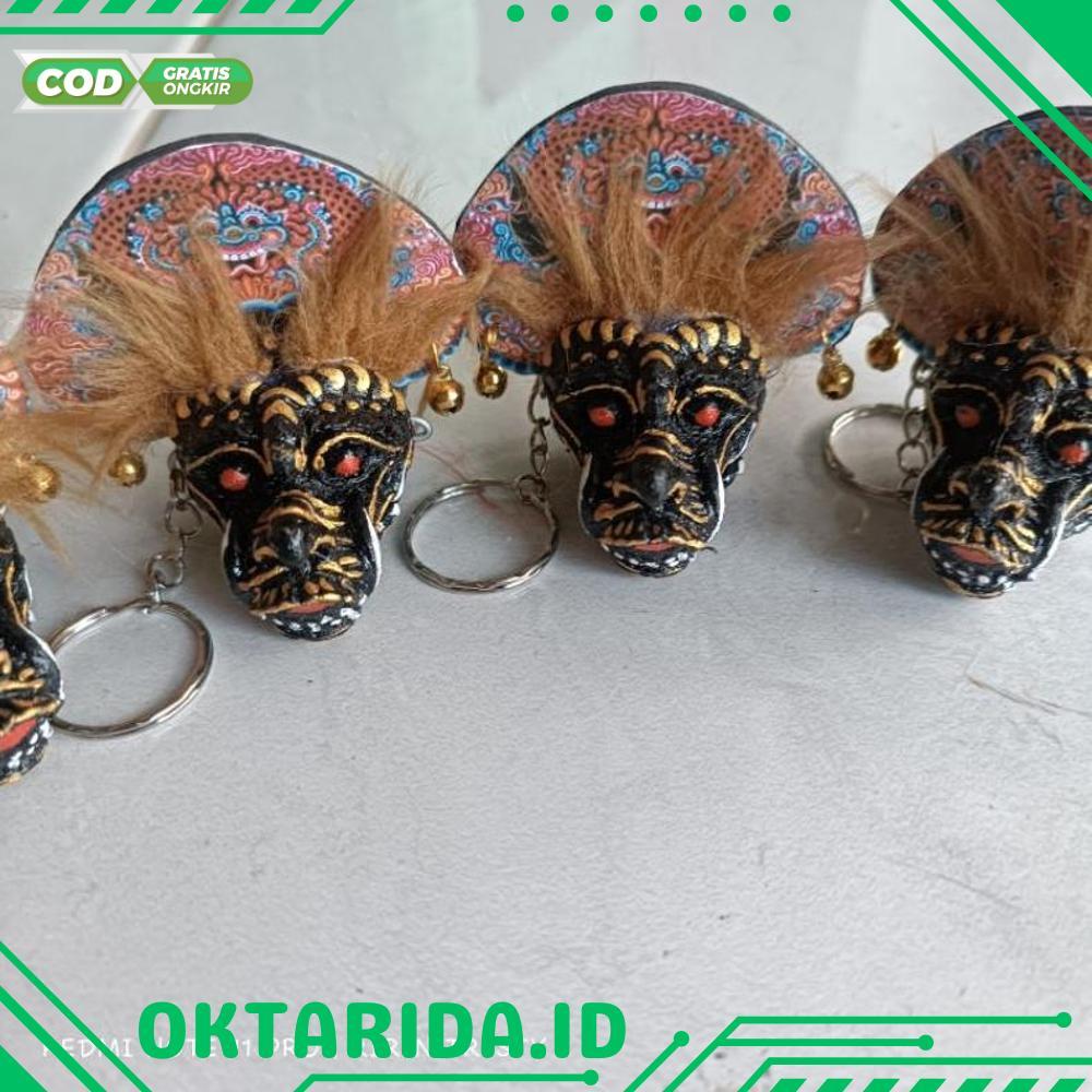 Diskon Gantungan Kunci Barongan Resin Miniatur Unik - RO30-1511 2025 COD Termurah Terlaris Berkualit