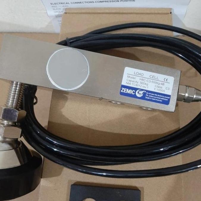 LOAD CELL ZEMIC H8C - C3 500 KG / LOAD CELL SHEAR BEAM 500 KG ORIGINAL DAN TERPERCAYA