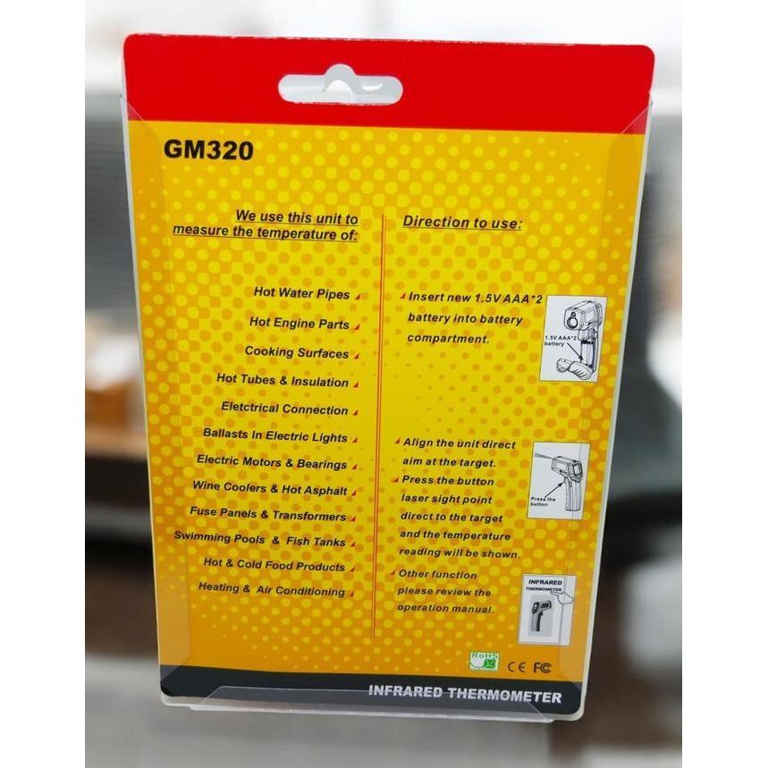 Digital Thermometer Laser Pointer Infrared / Thermometer Digital