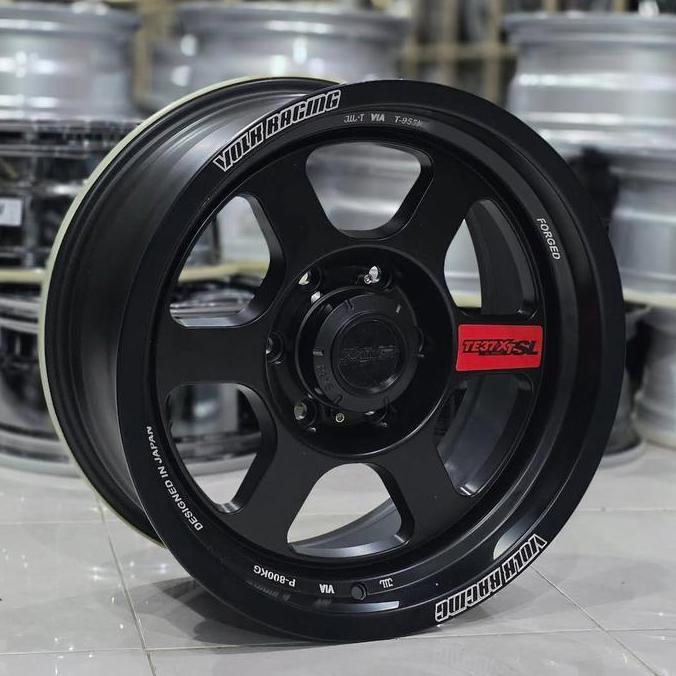 VELG RACING RING 17 VOLKRAYS TE37 XT VELG R17 PAJERO FORTUNER HILUX ORIGINAL DAN TERPERCAYA