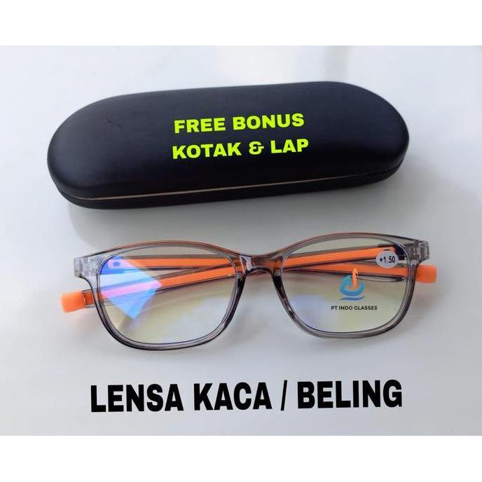 Terbaru Kacamata baca plus pria asli lensa KACA Kacamata super fokus