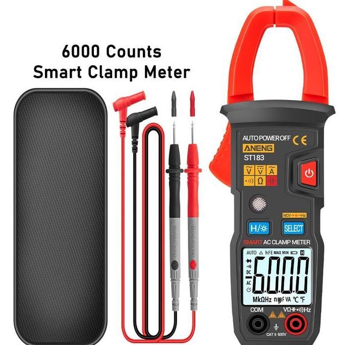 Multitester Digital Clamp Meter Tang Ampere Ac/Dc Tester Kabel